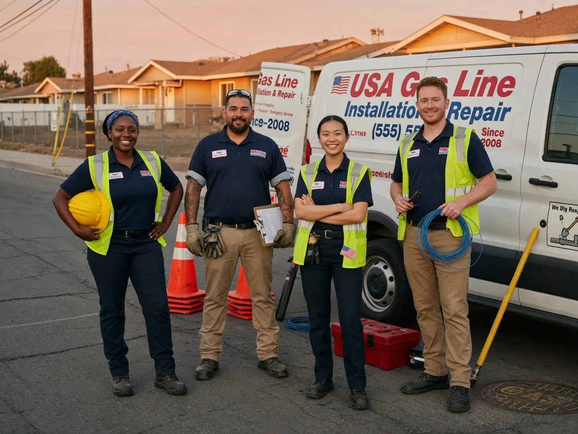 Gas Line Installation company in Russell, IL